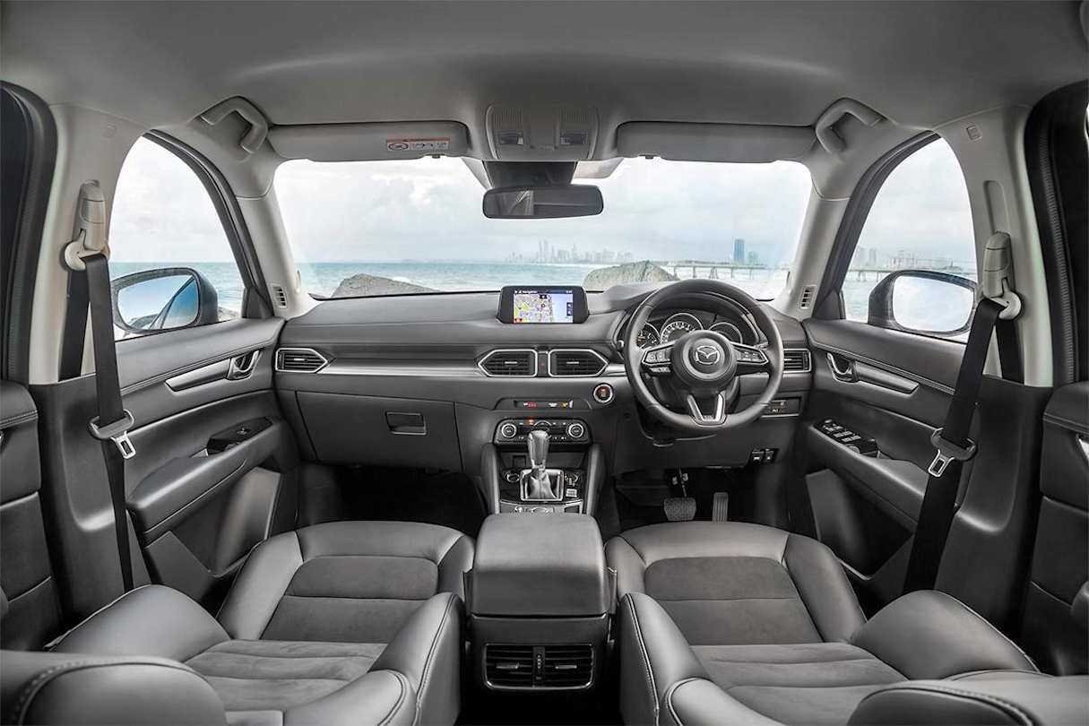 The CX-5’s interior is also just as stylish and refined as its outsides with an excellent fit and finish. (Touring model shown)