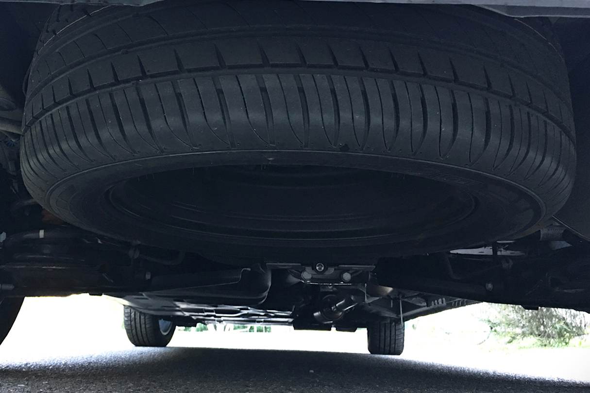 The V220d gets a full-sized spare as standard.