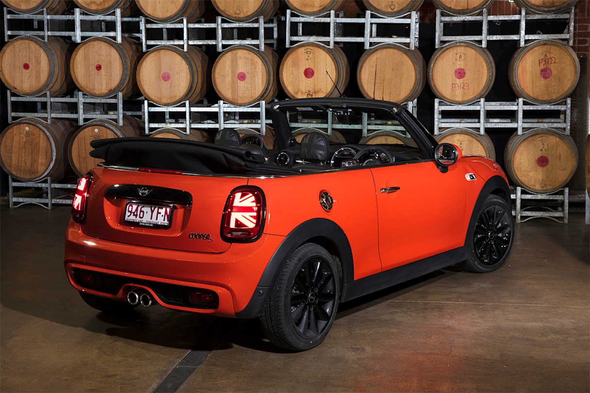 The Convertible costs the most with the Cooper listing for ,900, the Cooper S for ,900 and the JCW for ,900. (Cooper S model shown)