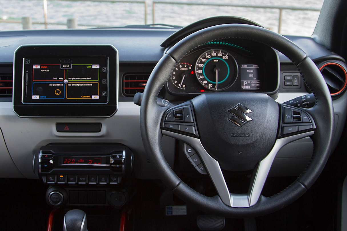 The 7.0-inch touchscreen powers the six-speaker stereo and features Apple CarPlay and Android Auto.