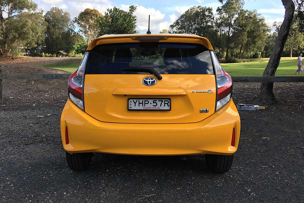 From the back, the chunky bumper, vertical taillights and rear windscreen spoiler all add a little attitude to the design. (Image: Andrew Chesterton)