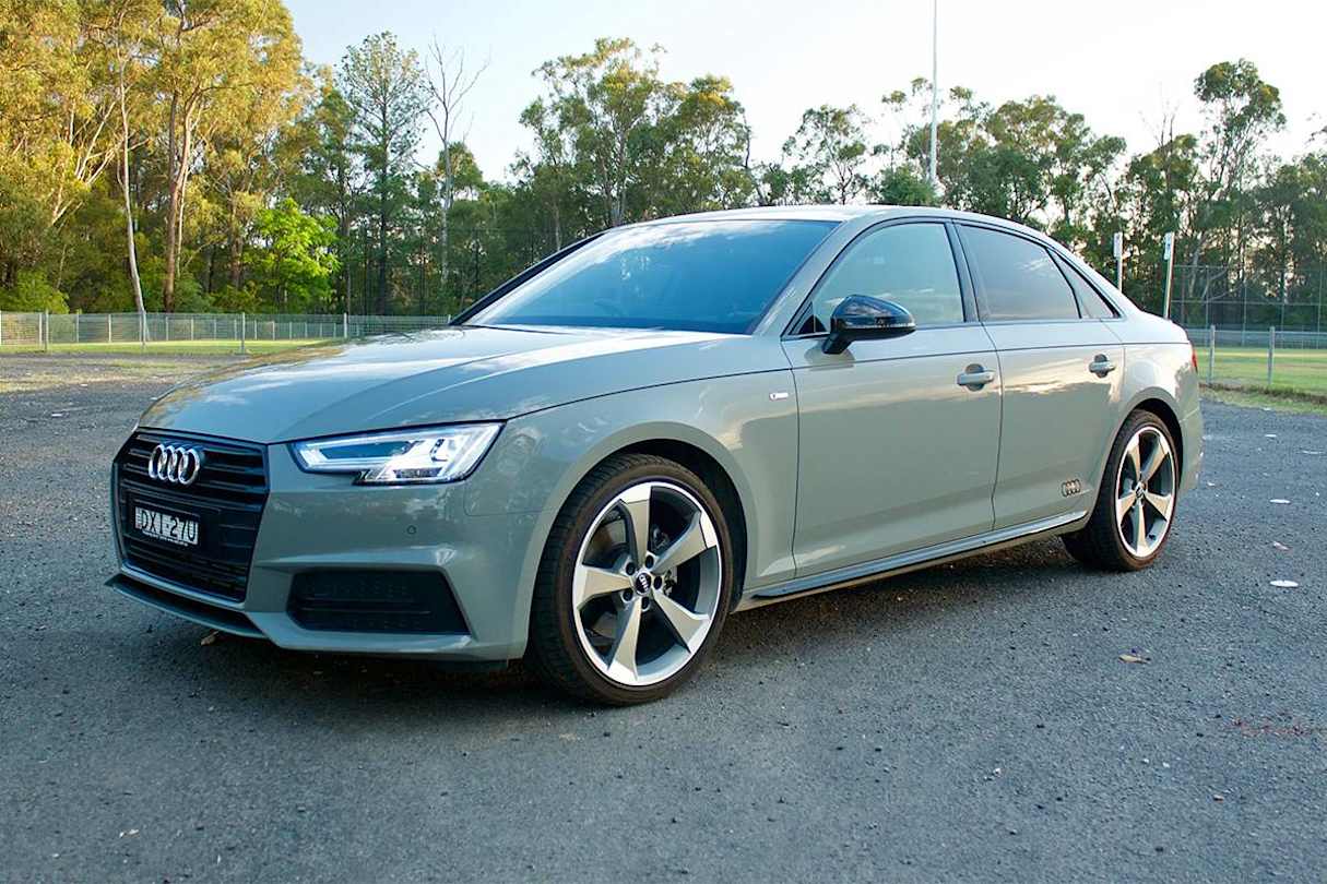 With the sports suspension and bigger wheels, the A4 was mostly comfortable when it came to handling inconsistencies in the road surface. (image credit: Matt Campbell)