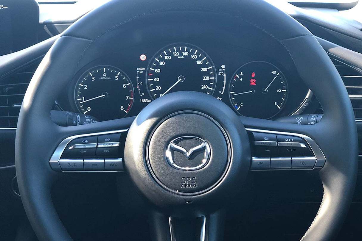 The steering is just as keen and quick as the hatch's.