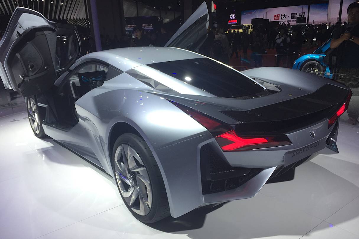 EV-maker Beijing New Energy Vehicle unveiled three models of its new Arcfox line-up including this GT.