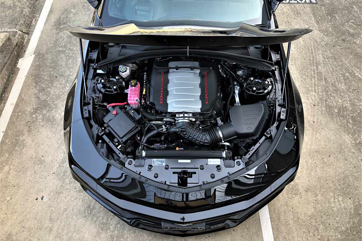 The LS weighs less than some four-cylinder engines.