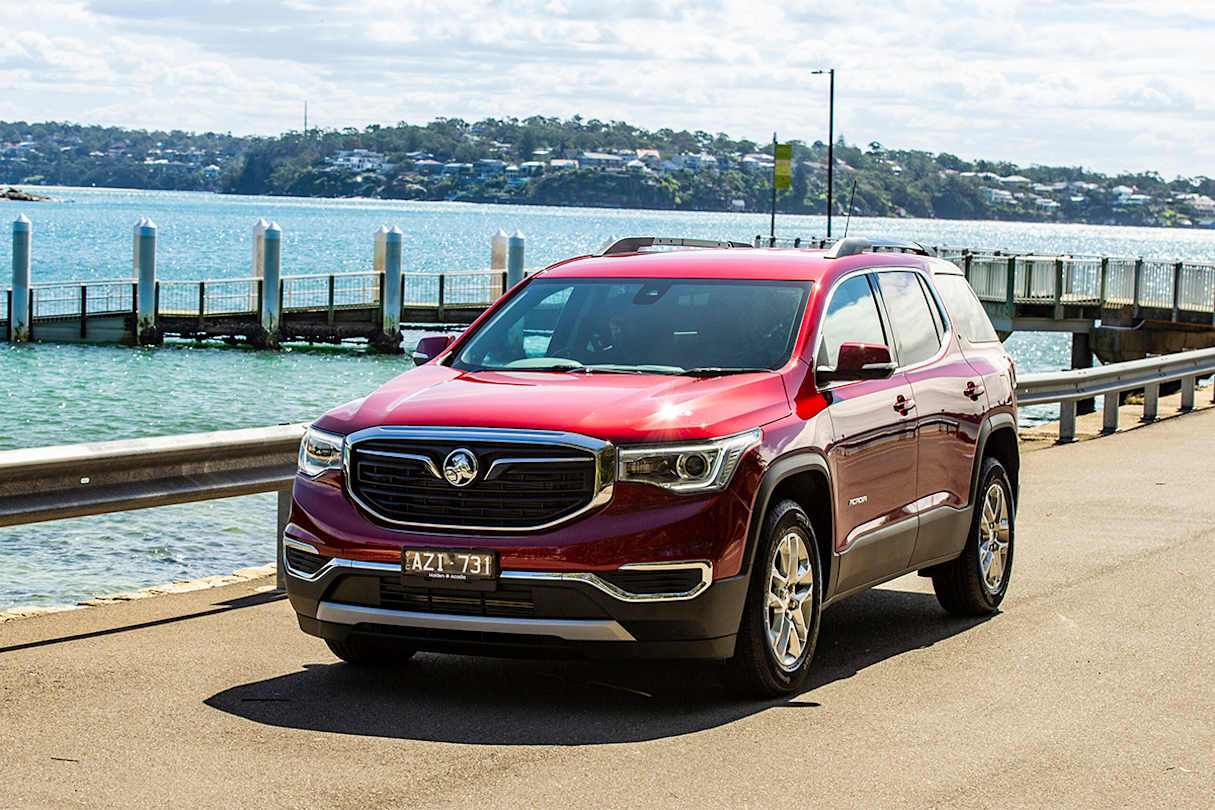 The Acadia is comfortable, from the big seats to the smooth ride.