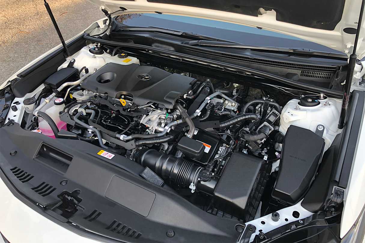 With the help of a hybrid system, the 2.5-litre four-cylinder makes 160kW.