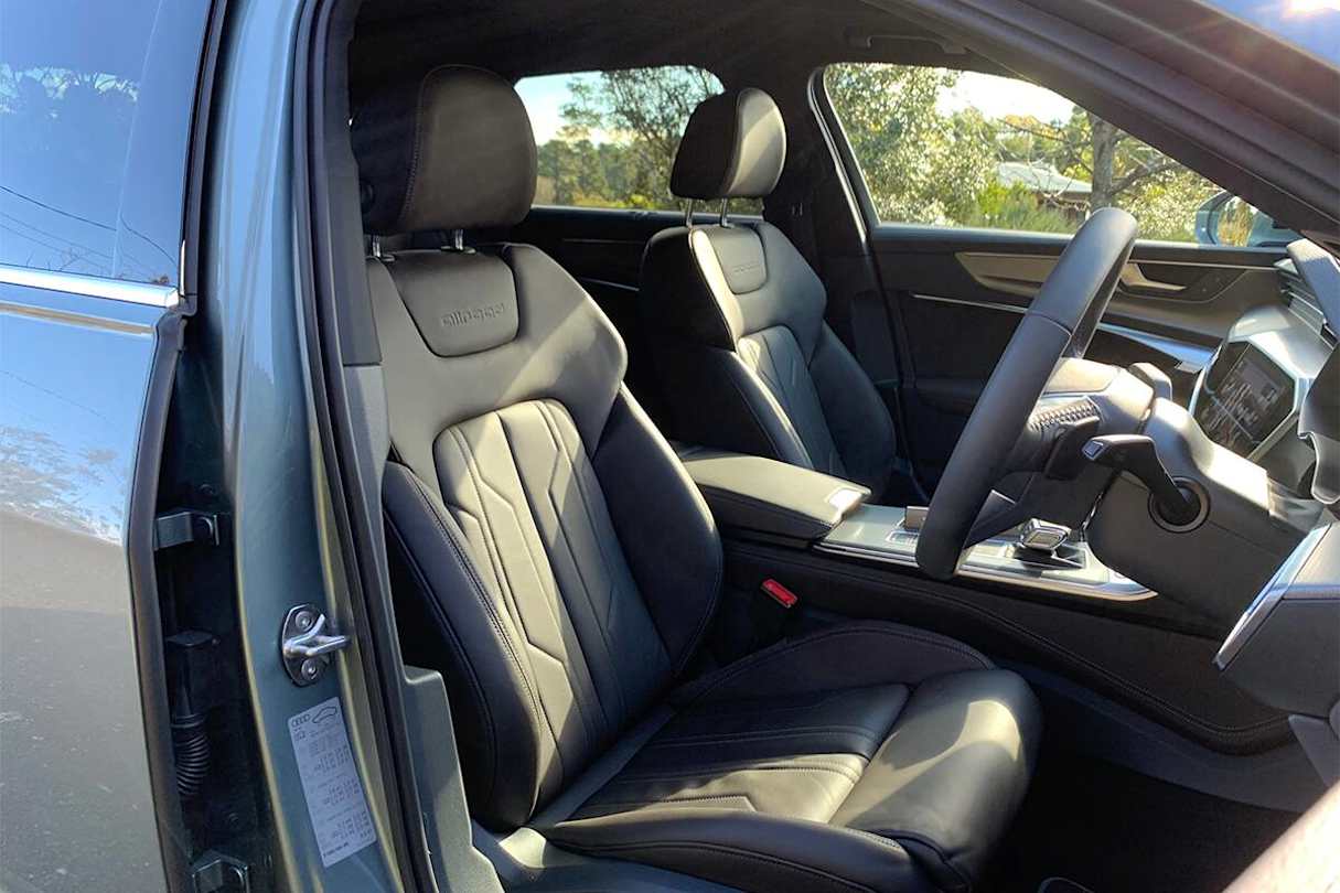 The seat comfort in the A6 is very good.