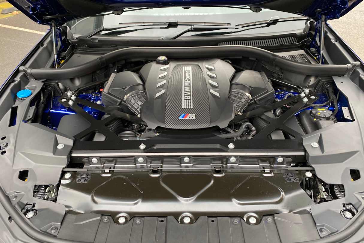 The X5 M Competition is motivated by a monstrous 4.4-litre twin-turbo V8 petrol engine.