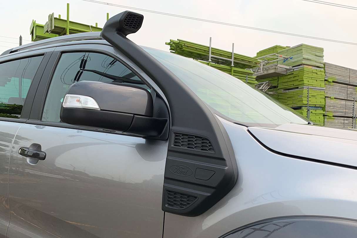 Featuring a genuine Ford snorkel.