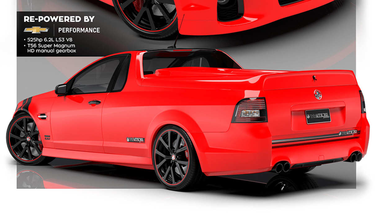 The TribUte also stands out from the VE Series II SSV Redline Ute crowd.