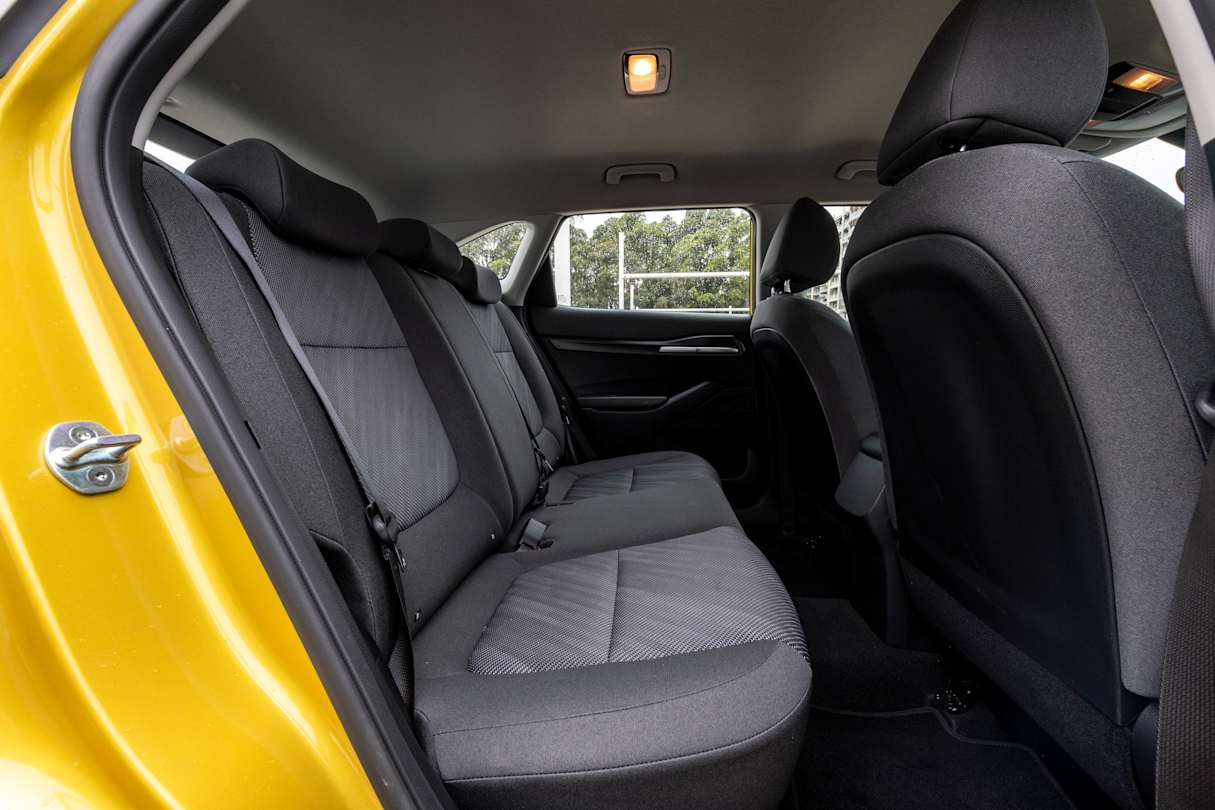 The rear doors are large and tall, making for an easy entry and exit.