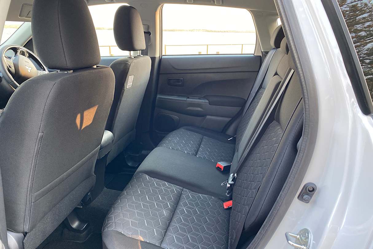 For a compact SUV, the ASX is huge inside. 