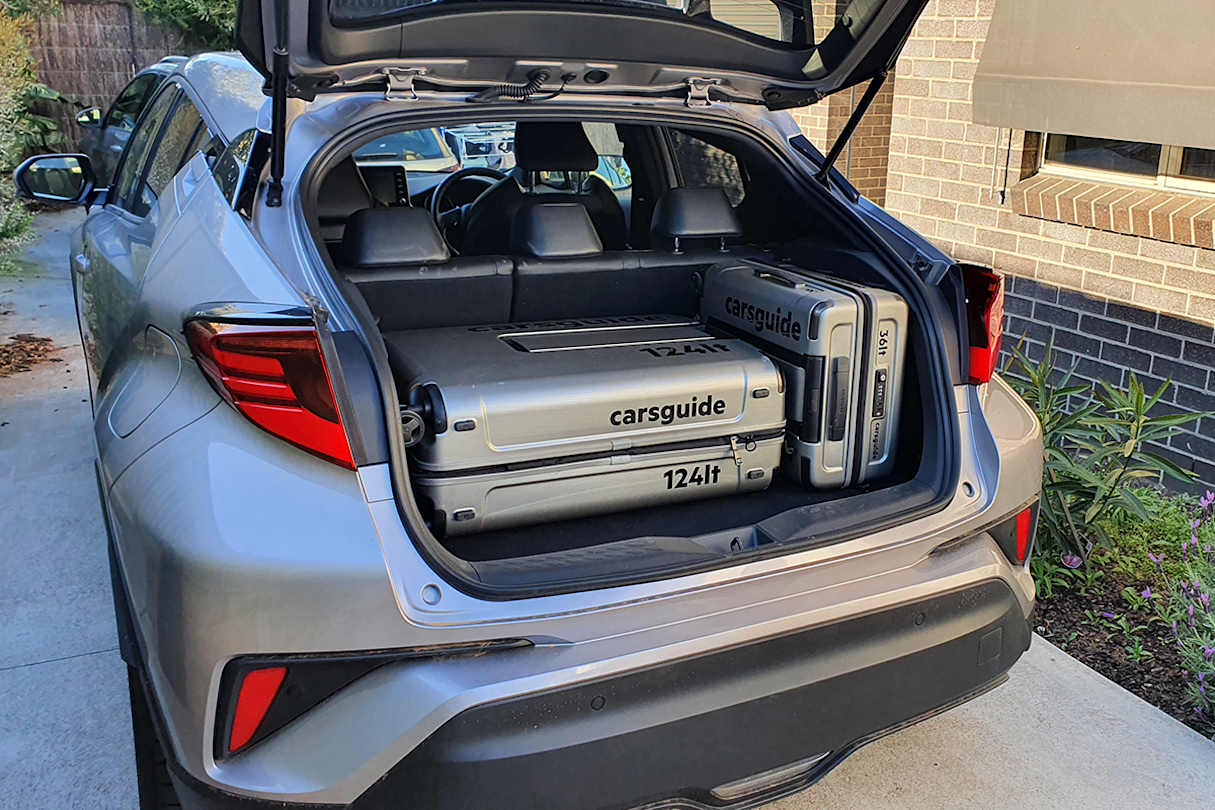 The boot is adequate for weekly shops and suitcases.