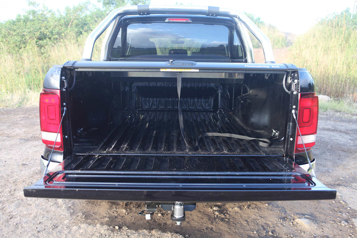 VW offers a hard tonneau cover for the Amarok.