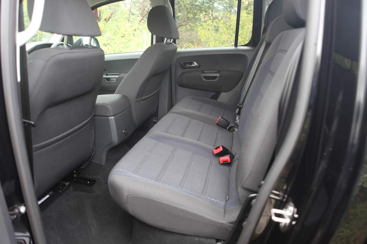 The Amarok has three child seat top tether anchorage points and two ISOFIX child seat anchorage points.