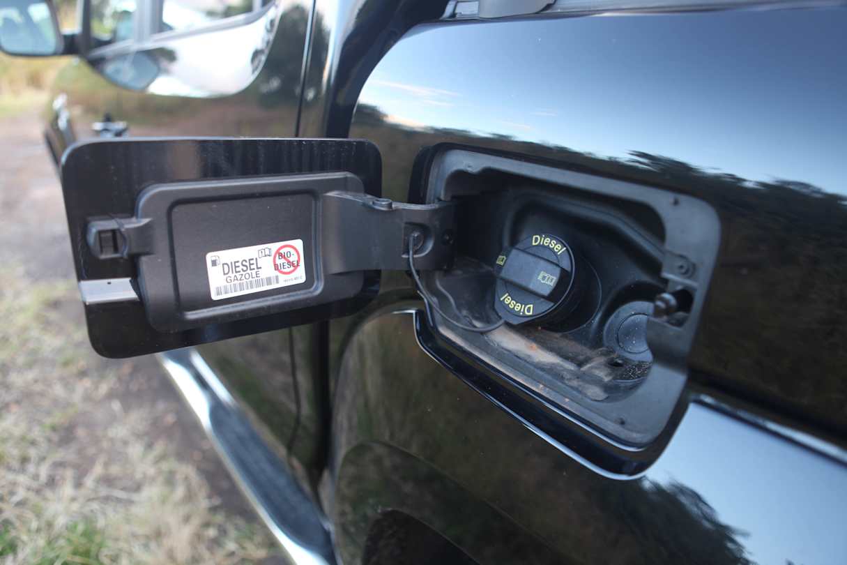 The Amarok is diesel only; there are no petrol versions.
