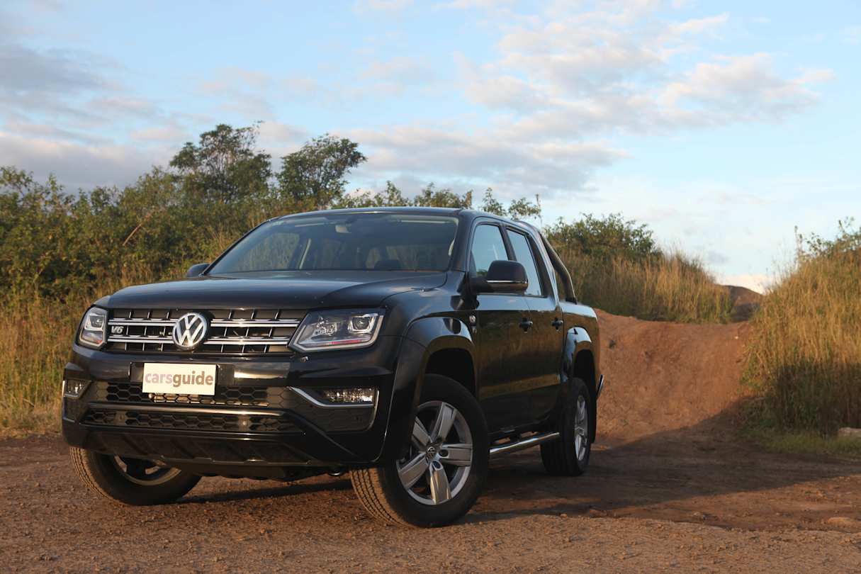 The Amarok is available in a range of colours, this is the Deep Black (Pearl Effect).