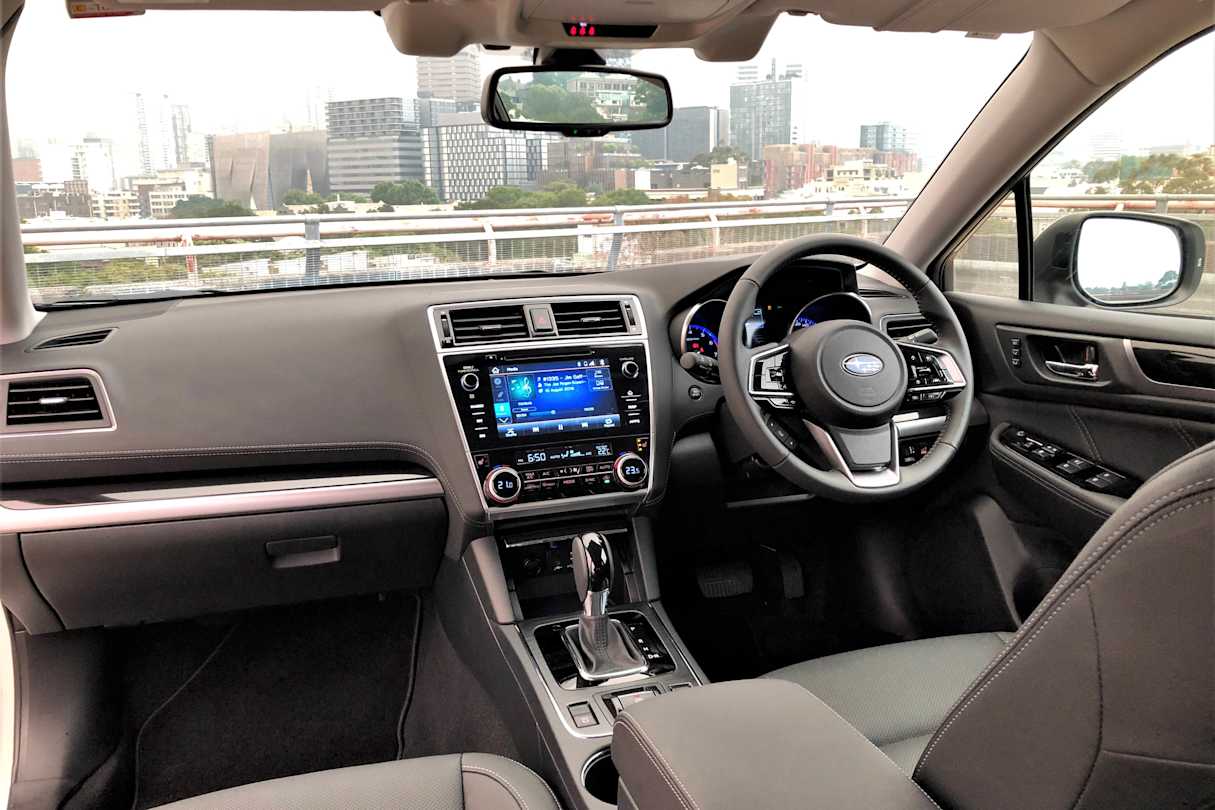 Driving the Outback is composed and the steering is accurate and well weighted.