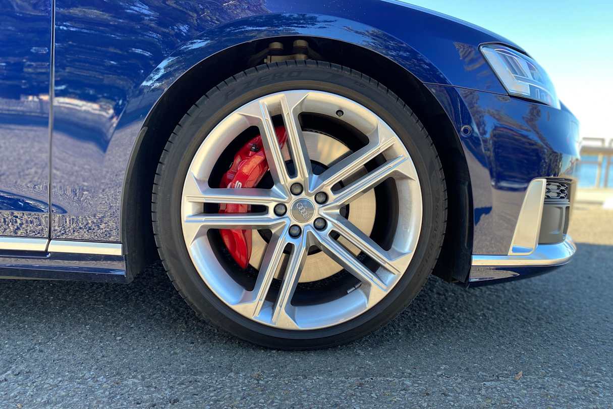 The Audi S8 has huge 21-inch alloys.