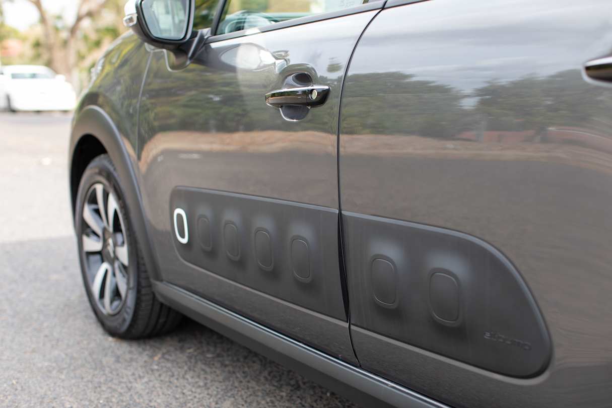 The plastic bubbles are basically armour for your car.