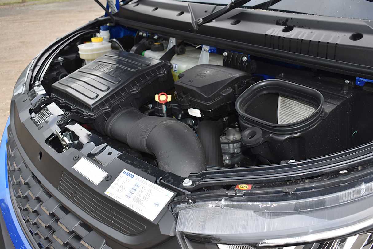 This powerful worker produces 155kW at 3500rpm and 470Nm of torque at 1500rpm.