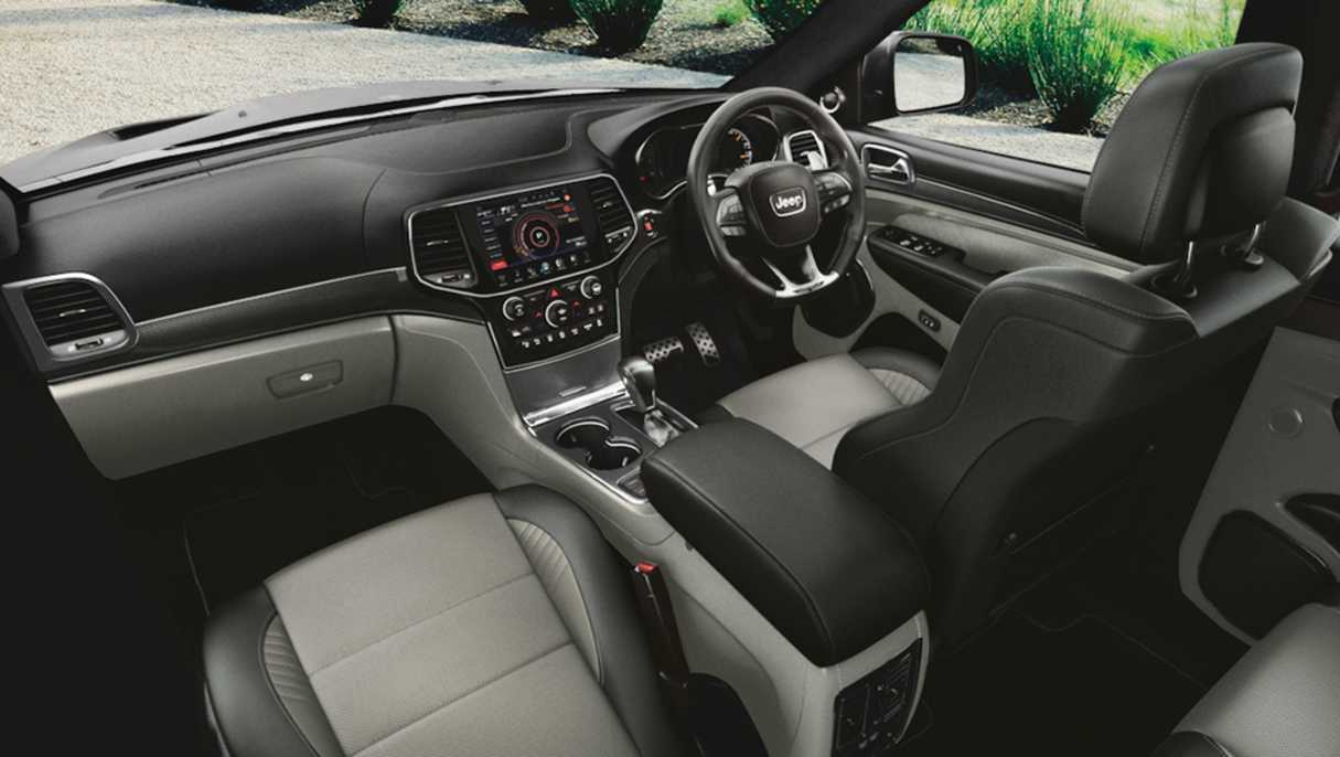 The Grand Cherokee Trackhawk has received the latest version of Jeep’s Uconnect multimedia system.