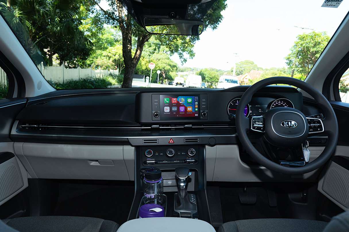 Visibility is a breeze with the huge curved front windscreen.