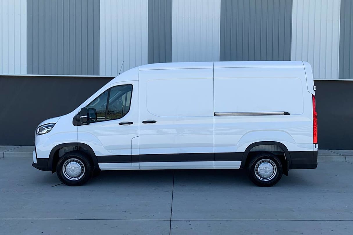 Workers will appreciate the side body moulding that runs along the length of the body.