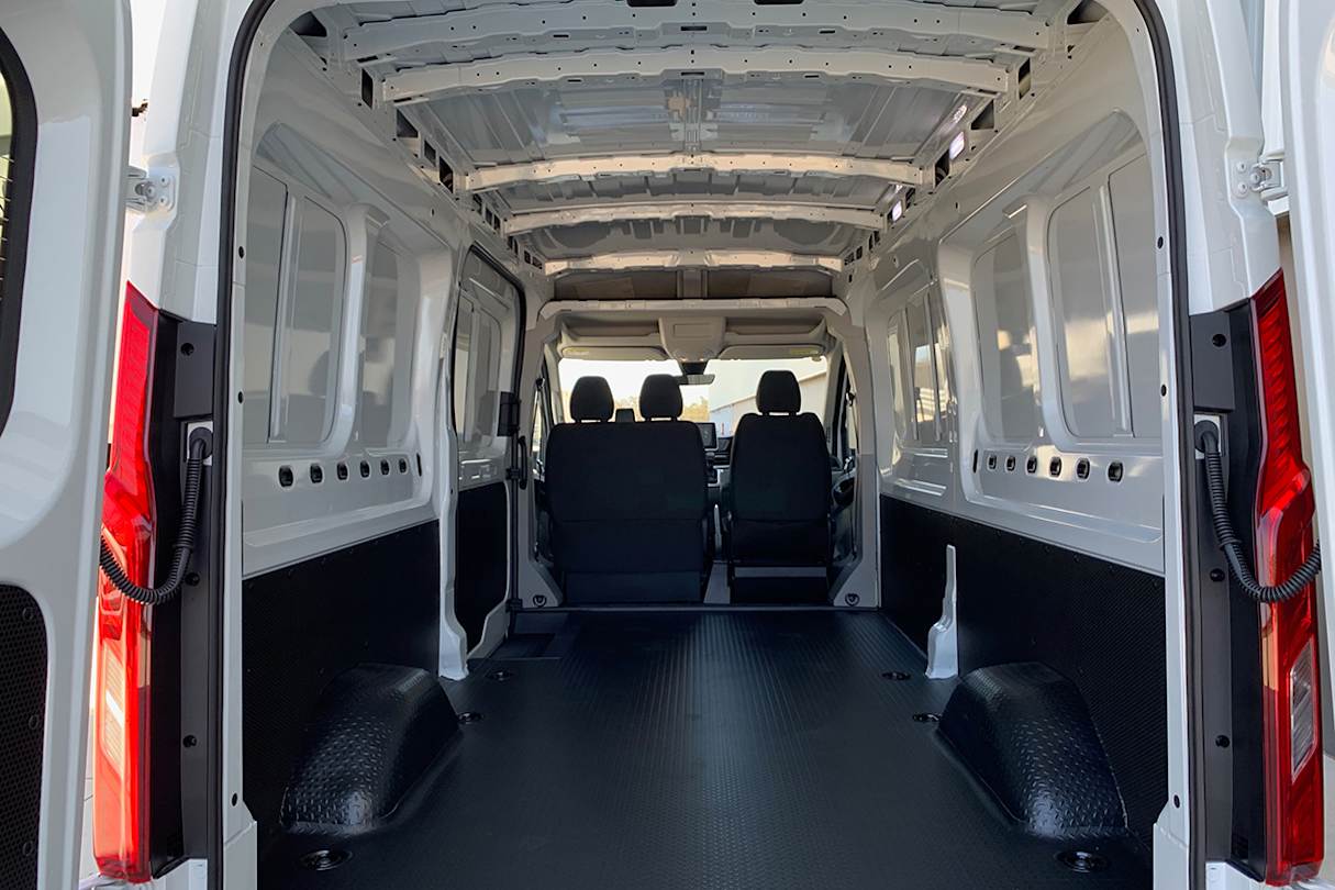 The Deliver 9 comes with a decent vinyl flooring which even covers the wheel-arches.