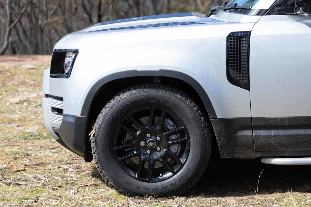 Our test vehicle was on 19-inch rims and Goodyear Wrangler All Terrain tyres.