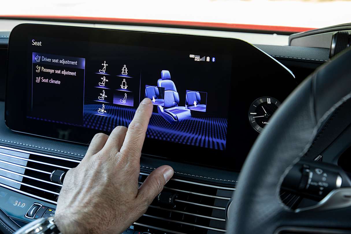 For 2021, new ambient lighting and (at last) touch-display capability for the 12.3-inch central screen and Apple CarPlay/Android Auto connectivity do at least play catch up with the rest of the industry.
