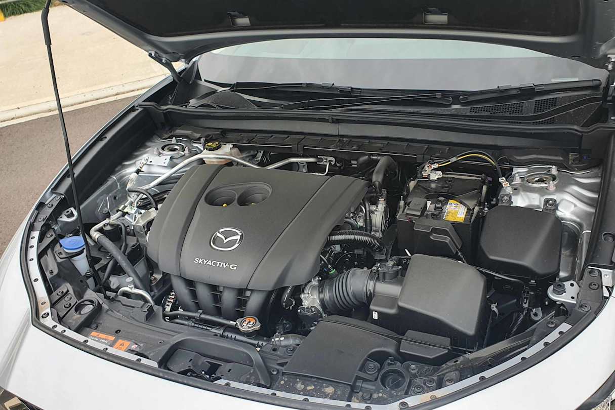 Powering the Mazda CX-30 G20 Evolve is a 2.0-litre four-cylinder petrol engine.