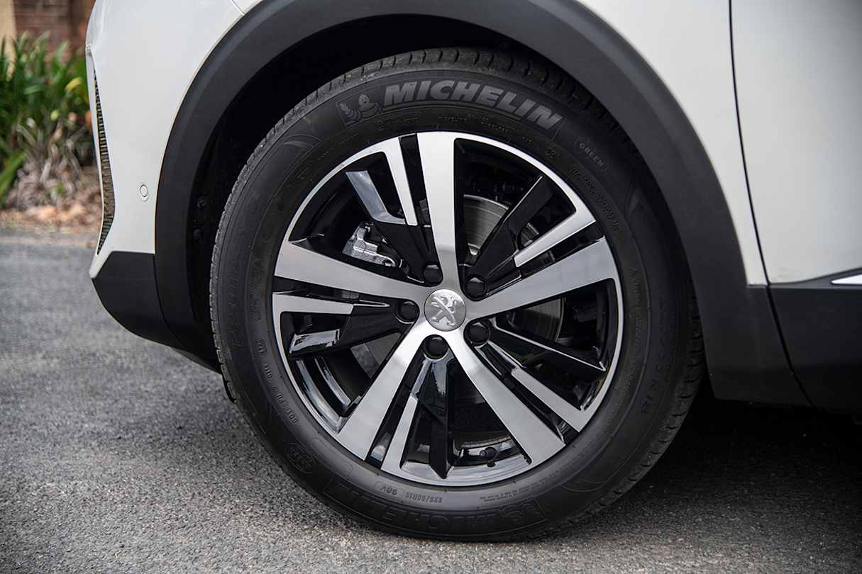 The petrol GT wears 18-inch alloy wheels.