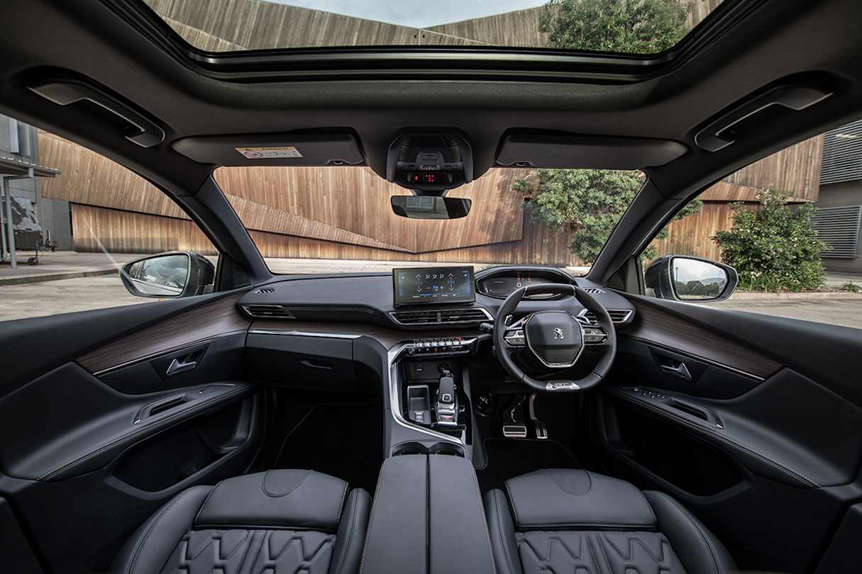 Inside, the 5008 is largely unchanged.