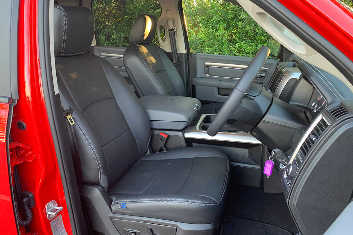 The big wide seats are surprisingly supportive. (image: Peter Anderson)