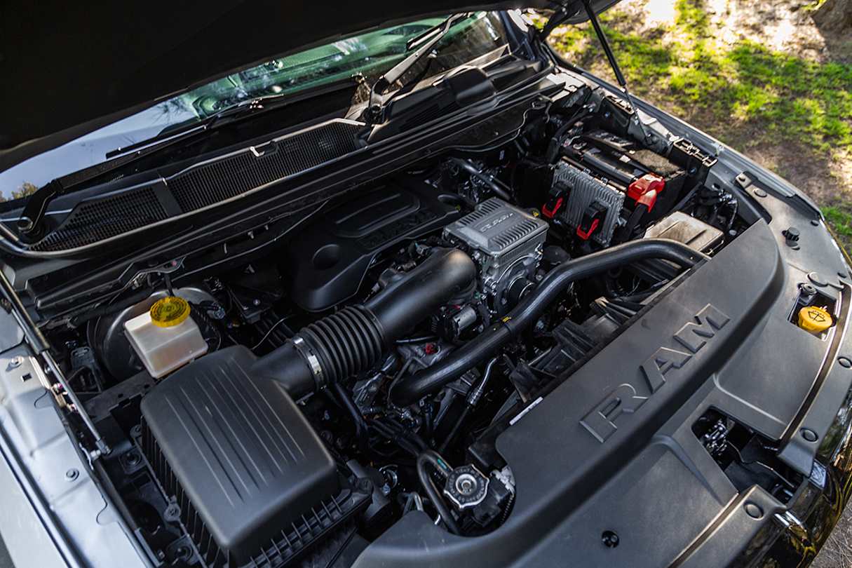 The DT series variants have the Ram’s 5.7-litre Hemi petrol V8 engine.