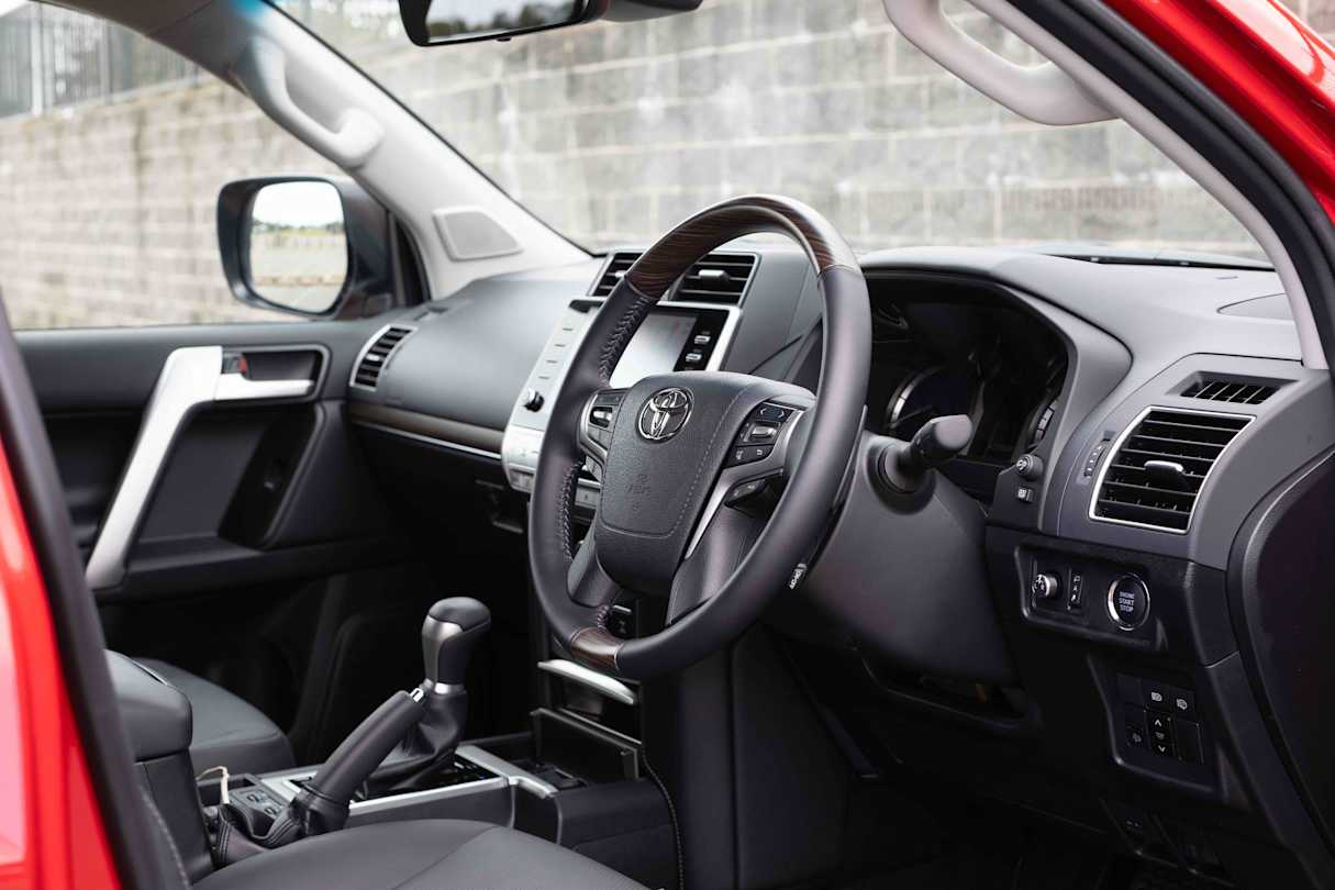 As this is the top spec, the interiors look much more luxe than you’d expect for a large 4WD.