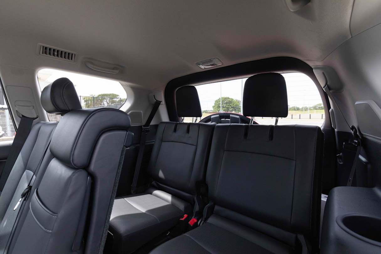 The back row is spacious as far as third rows go (image: Dean McCartney).