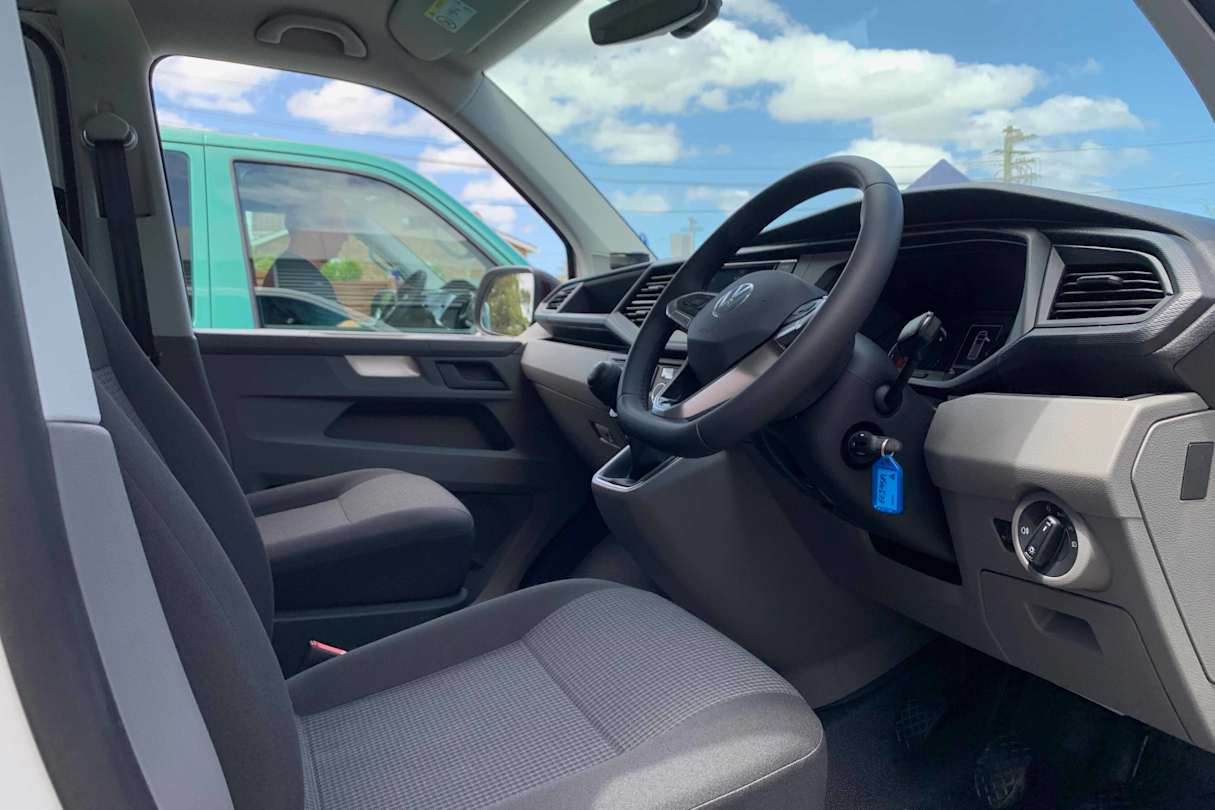 The cabin of the VW Transporter has always been a thoughtful place.