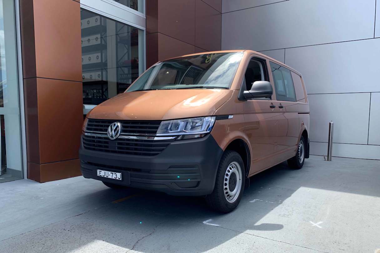A lot of vans may be white, but the Transporter has multiple colour options.