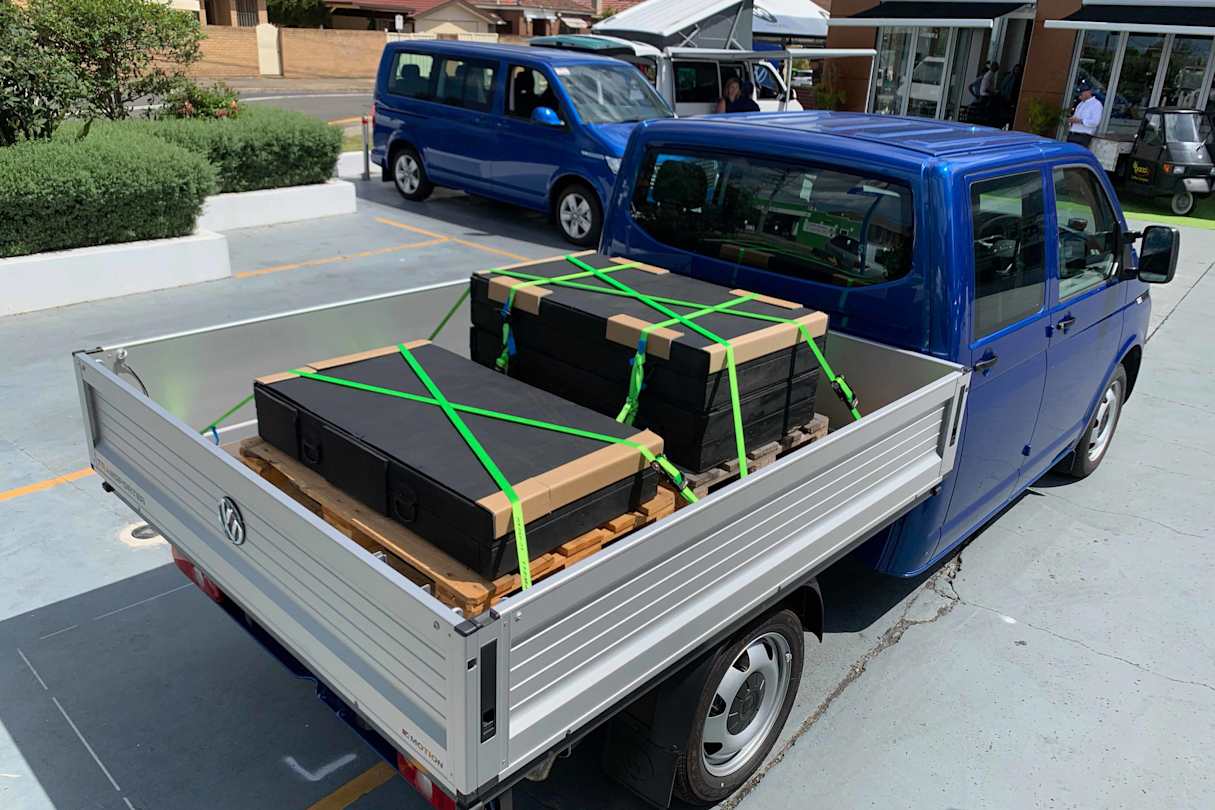The Crewvan versions have a second row in the back, so load length is lessened.