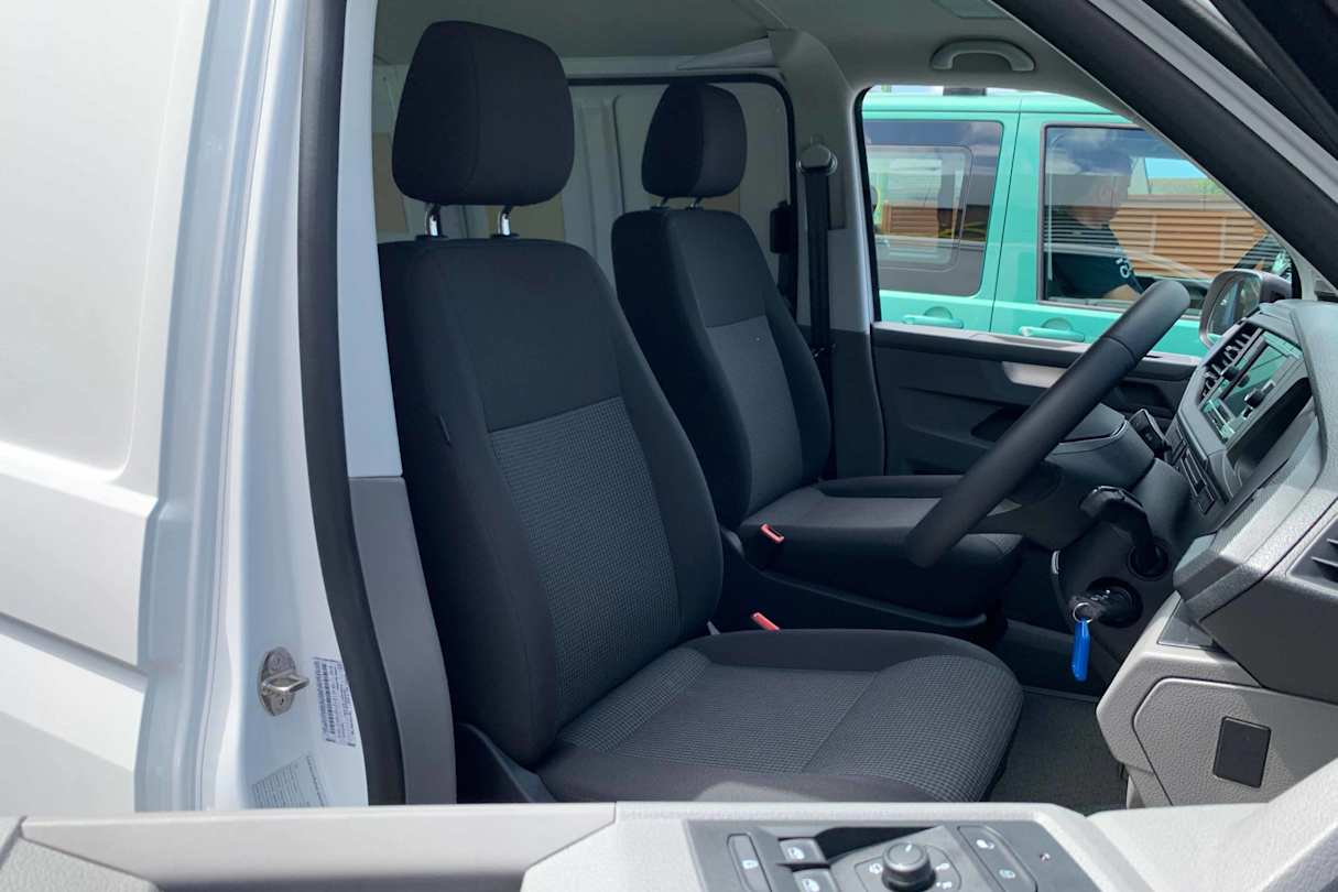 All Transporter vans come with a two-seat layout as standard.