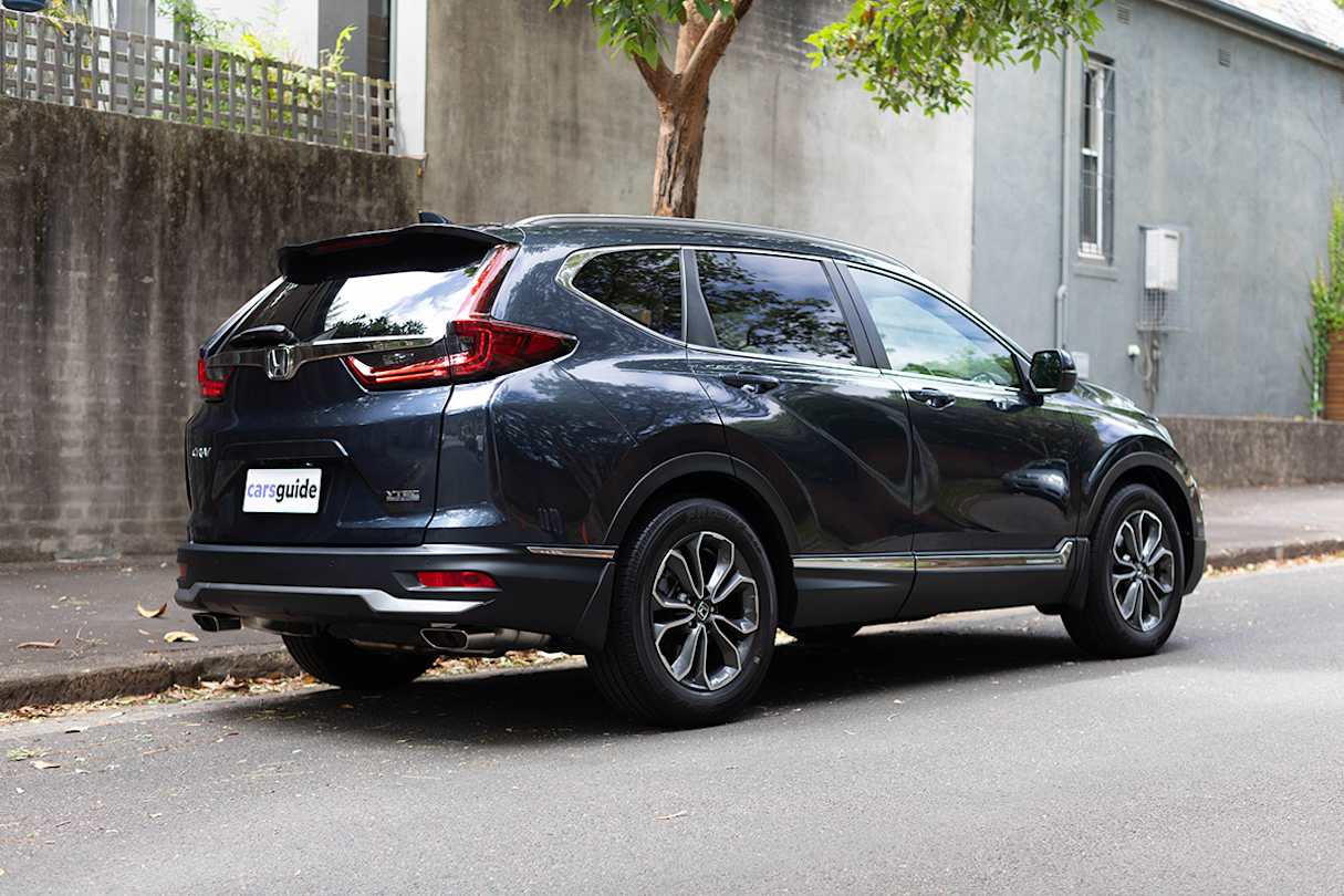 The CR-V presents as fresh and modern with a bit of a bulky body.