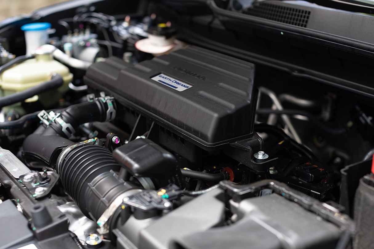 There’s a 1.5L turbo four-cylinder petrol engine.