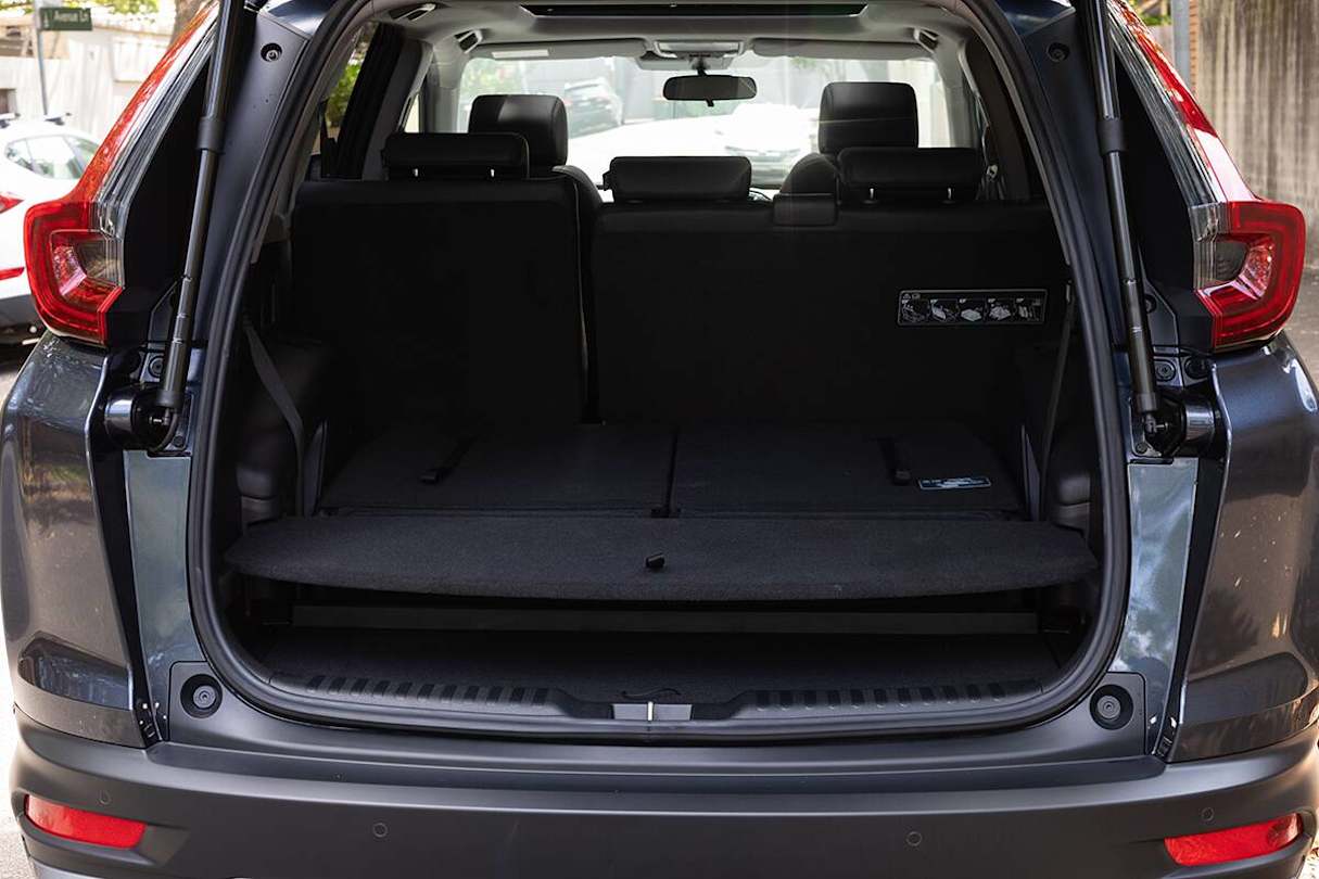 In this seven seater boot space is 472L.