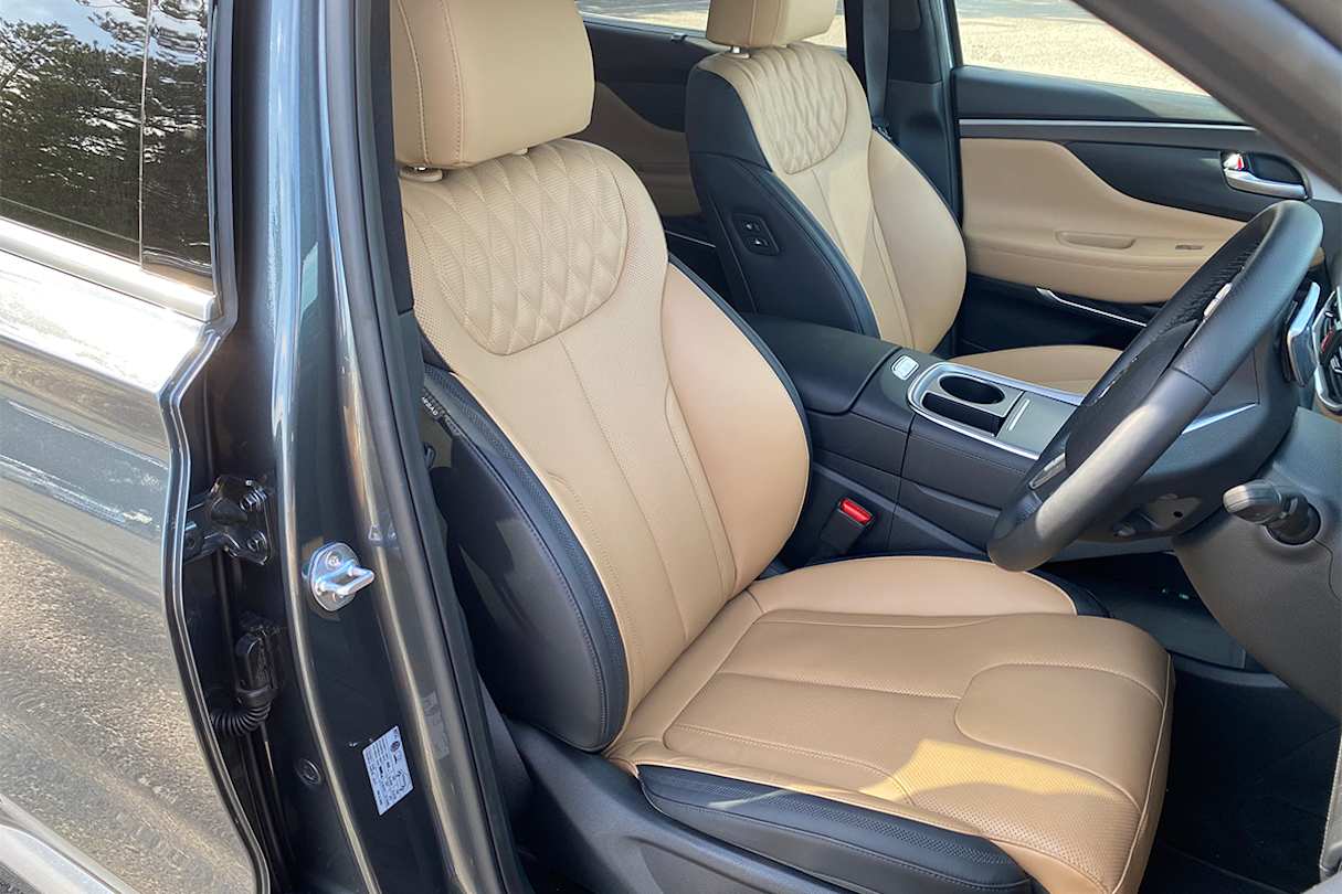 The Santa Fe's interior is quite different depending on the model you choose.