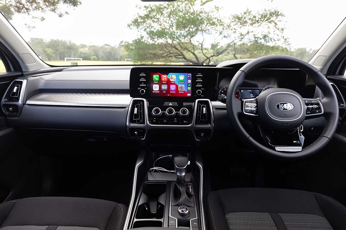 The Sorento feels good on the road.