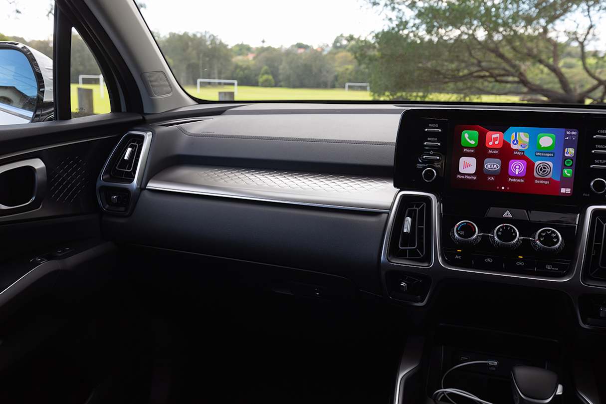 The display is best used with Apple CarPlay and Android Auto.