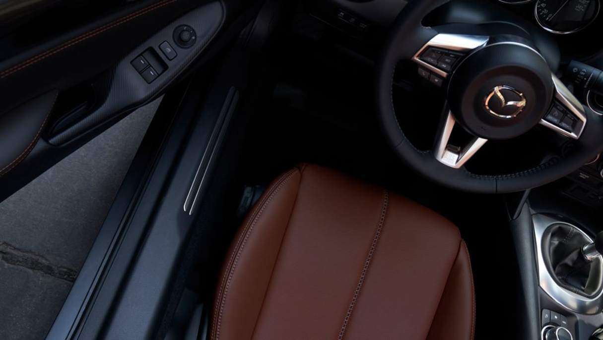 A new Terracotta Nappa leather option is available as part of the 2022 Mazda MX-5 line-up.
